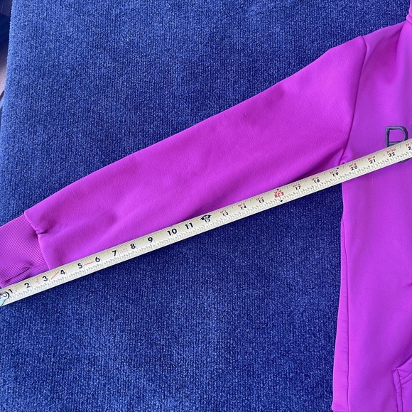 Burton Hoodie Womens Medium Pink Full Zip DRYRIDE Fleece Lined Snowboard Jacket - Picture 5 of 7